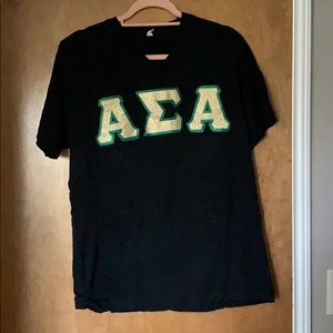 Alpha Sigma Alpha embroider tee